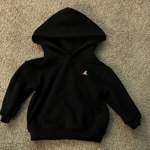 GAP Kids Black Hoodie with Logo